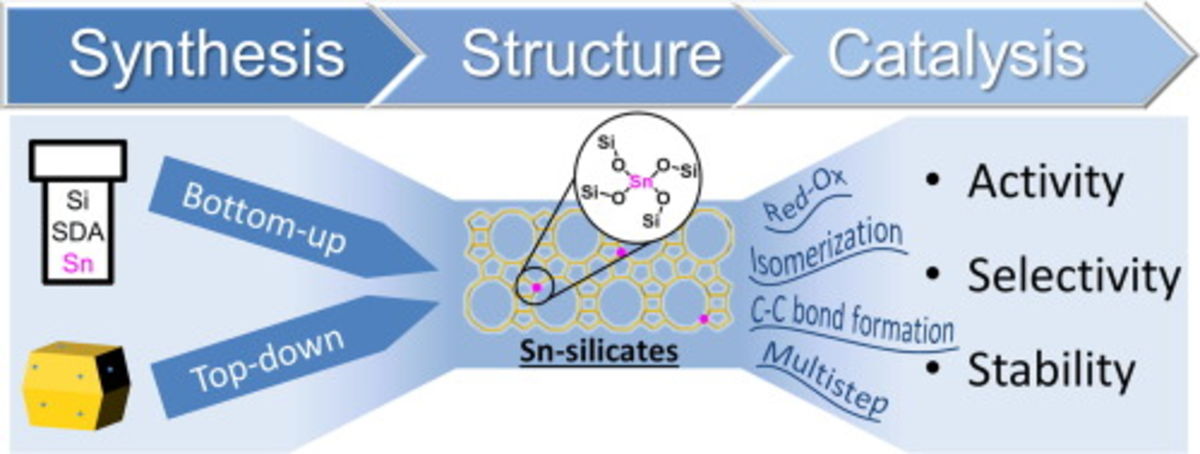 Lewis acid catalysis on single site Sn centers incorporated into silica hosts