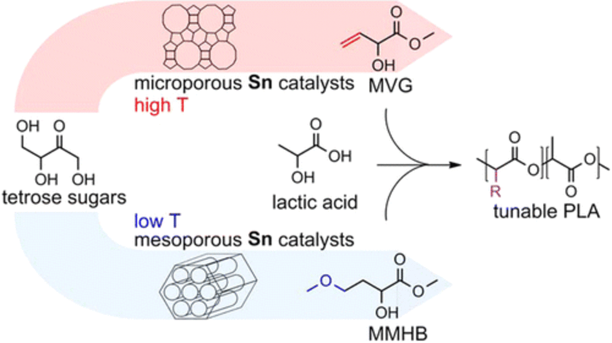 Confinement Effects in Lewis Acid-Catalyzed Sugar Conversion: Steering toward Functional Polyester Building Blocks