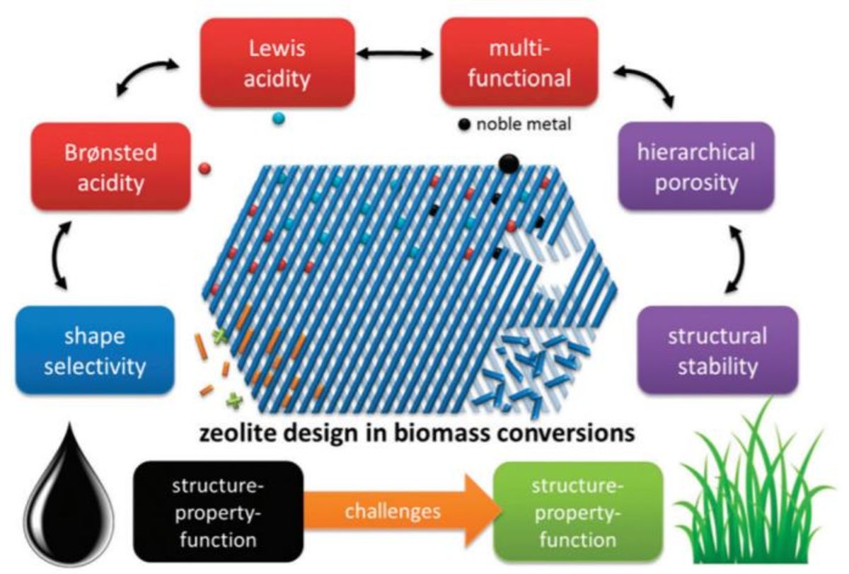 Potential and challenges of zeolite chemistry in the catalytic conversion of biomass